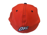 Oklahoma City Thunder Adidas Orange Structured Flexfit Superflex Hat Cap (S/M) - Sporting Up