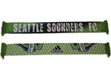 Seattle Sounders FC Adidas Gradient Checkered Reversible Scarf (59" x 7.25") - Sporting Up