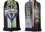 Seattle Sounders FC Adidas Gradient Patterned Reversible Scarf (59" x 7.25") - Sporting Up
