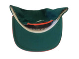 Miami Hurricanes Adidas YOUTH Kids Green Snapback Flat Bill Hat Cap (OSFM) - Sporting Up
