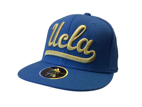 Shop UCLA Bruins Adidas Blue & Gold Wool Structured Fitted Flat Bill Hat Cap (7 1/8) - Sporting Up