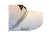 Texas A&M Aggies Adidas White & Maroon Adjustable Strap Relax Slouch Hat Cap - Sporting Up