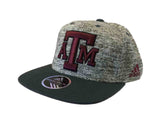 Texas A&M Aggies Adidas Gray & Maroon Adjustable Snapback Flat Bill Hat Cap - Sporting Up