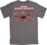 2019 Men's College World Series CWS 8 Team "Federation" Gray T-Shirt - Sporting Up