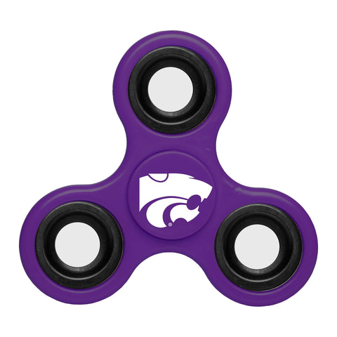 Shop Kansas State Wildcats NCAA Purple Three Way Diztracto Fidget Hand Spinner - Sporting Up