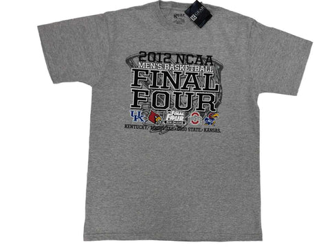 2012 final four team logotyper new orleans officiella grå t-shirt - sportig upp