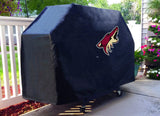 Arizona Coyotes HBS Black Outdoor Heavy Duty Breathable Vinyl BBQ Grill Cover - Sporting Up