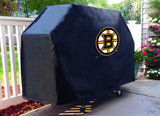 Boston Bruins HBS Black Outdoor Heavy Duty Breathable Vinyl BBQ Grill Cover - Sporting Up