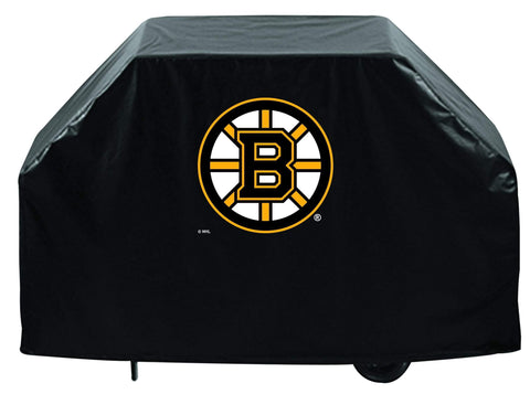 Achetez la housse de barbecue en vinyle respirant robuste noir hbs des Bruins de Boston - Sporting Up