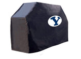 BYU Cougars HBS Black Outdoor Heavy Duty Breathable Vinyl BBQ Grill Cover - Sporting Up