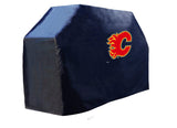 Housse de barbecue en vinyle respirant robuste pour l'extérieur des Flames de Calgary hbs - sporting up