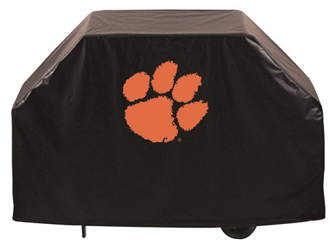 Clemson Tigers HBS Black Outdoor Heavy Duty Breathable Vinyl BBQ Grill Cover - Sporting Up