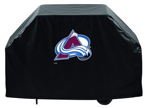 Shop Colorado Avalanche HBS Black Outdoor Heavy Duty Breathable Vinyl BBQ Grill Cover - Sporting Up