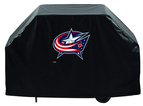 Shop Columbus Blue Jackets HBS Black Outdoor Heavy Duty Vinyl BBQ Grill Cover - Sporting Up