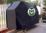 Colorado state rams hbs cubierta negra para parrilla de barbacoa de vinilo resistente para exteriores - sporting up