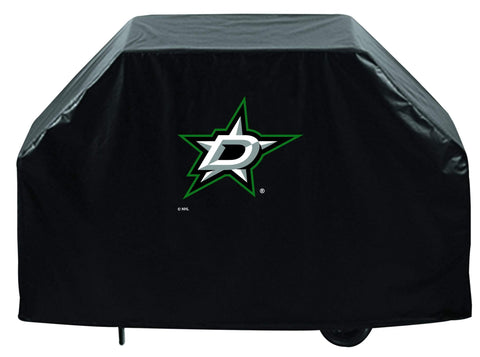 Dallas stars hbs noir extérieur robuste respirant vinyle barbecue grill couverture - sporting up
