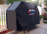 DePaul Blue Demons HBS Black Outdoor Heavy Duty Breathable Vinyl BBQ Grill Cover - Sporting Up