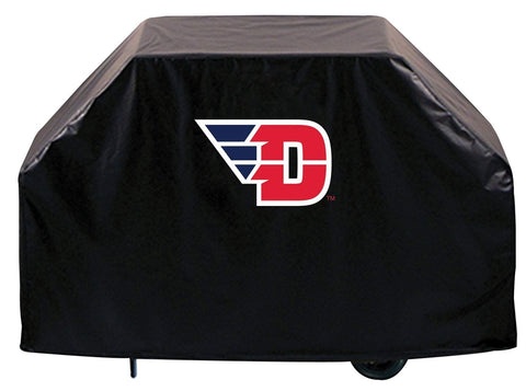 Shop Dayton Flyers HBS Black Outdoor Heavy Duty Breathable Vinyl BBQ Grill Cover - Sporting Up