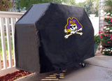 East Carolina Pirates HBS Black Outdoor Heavy Duty Vinyl BBQ Grill Cover - Sporting Up