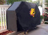 Ferris state bulldogs hbs cubierta negra para parrilla de barbacoa de vinilo resistente para exteriores - sporting up