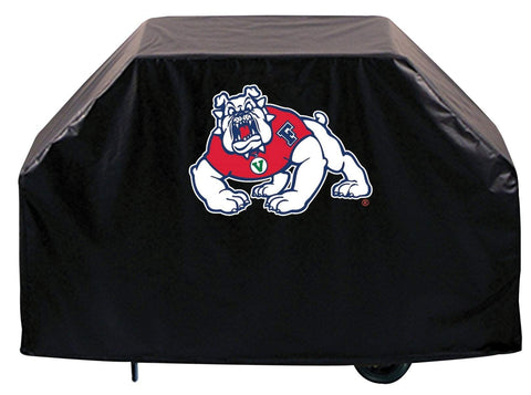 Shop Fresno State Bulldogs HBS Black Outdoor Heavy Duty Vinyl BBQ Grill Cover - Sporting Up