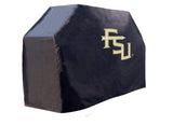 Florida state seminoles hbs fsu cubierta de parrilla de barbacoa de vinilo resistente para exteriores de color negro - sporting up