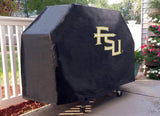 Florida State Seminoles HBS FSU schwarze robuste Vinyl-Grillabdeckung für den Außenbereich – sportlich