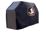 Florida State Seminoles HBS Head Black Outdoor Heavy Duty Vinyl BBQ Grill Cover - Sporting Up
