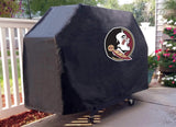 Florida State Seminoles HBS Head Black Outdoor Heavy Duty Vinyl BBQ Grill Cover - Sporting Up