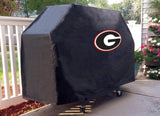 Georgia bulldogs hbs svart "g" utomhus kraftigt vinyl bbq grillskydd - sportigt
