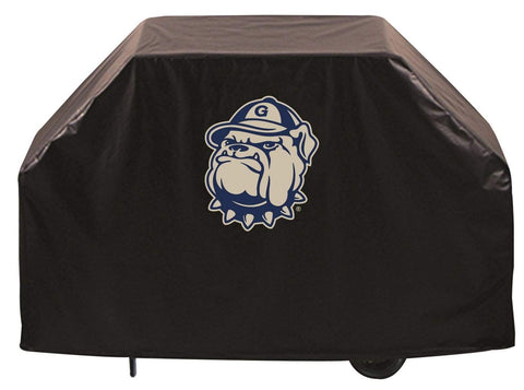 Shop Georgetown Hoyas HBS Black Outdoor Heavy Duty Breathable Vinyl BBQ Grill Cover - Sporting Up