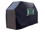 Hawaii Warriors hbs cubierta negra para parrilla de barbacoa de vinilo transpirable y resistente para exteriores - sporting up