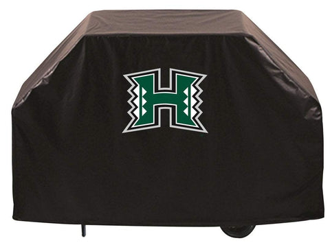 Shop Hawaii Warriors HBS Black Outdoor Heavy Duty Breathable Vinyl BBQ Grill Cover - Sporting Up