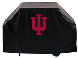 Indiana Hoosiers HBS Black Outdoor Heavy Duty Breathable Vinyl BBQ Grill Cover - Sporting Up