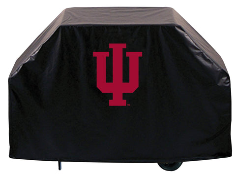 Shop Indiana Hoosiers HBS Black Outdoor Heavy Duty Breathable Vinyl BBQ Grill Cover - Sporting Up
