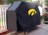 Iowa Hawkeyes HBS Black Outdoor Heavy Duty Breathable Vinyl BBQ Grill Cover - Sporting Up