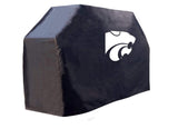 Kansas state wildcats hbs black outdoor heavy duty vinyl bbq grill överdrag - sporting up
