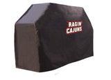 Louisiana-Lafayette Ragin Cajuns HBS schwarze Outdoor-Grillabdeckung aus schwerem Vinyl – sportlich