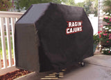 Louisiane-lafayette Ragin Cajuns hbs noir extérieur lourd vinyle barbecue couverture - sporting up