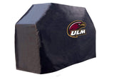 ULM Warhawks HBS Black Outdoor Heavy Duty Breathable Vinyl BBQ Grill Cover - Sporting Up
