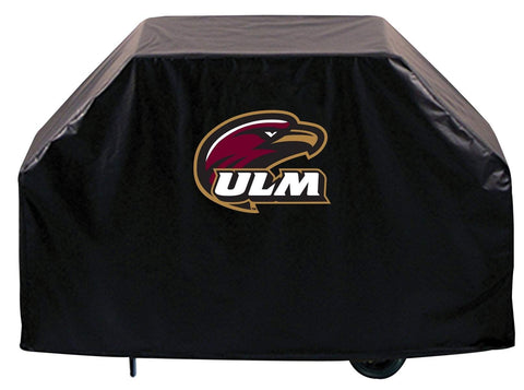 Shop ULM Warhawks HBS Black Outdoor Heavy Duty Breathable Vinyl BBQ Grill Cover - Sporting Up