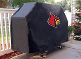 Louisville Cardinals HBS Black Outdoor Heavy Duty Vinyl BBQ Grill Cover - Sporting Up