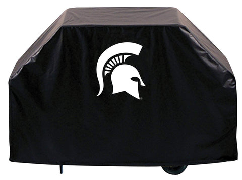 Shop Michigan State Spartans HBS Black Outdoor Heavy Duty Vinyl BBQ Grill Cover - Sporting Up