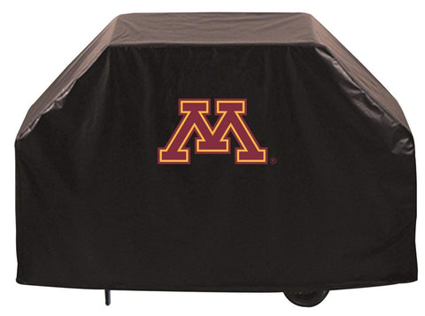 Minnesota Golden Gophers hbs noir extérieur robuste vinyle barbecue couverture - arborant vers le haut