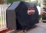 Mississippi State Bulldogs HBS schwarze robuste Vinyl-Grillabdeckung für den Außenbereich – sportlich