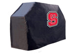 NC State Wolfpack HBS Black Outdoor Heavy Duty Breathable Vinyl BBQ Grill Cover - Sporting Up