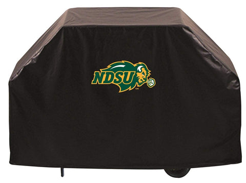 Shop North Dakota State Bison HBS Black Outdoor Heavy Duty Vinyl BBQ Grill Cover - Sporting Up