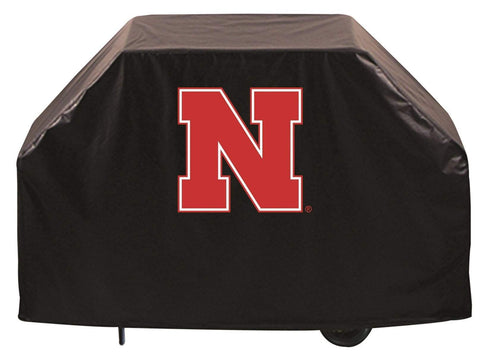 Nebraska Cornhuskers hbs noir extérieur robuste vinyle barbecue couverture - sporting up