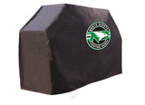 North Dakota Fighting Hawks HBS schwarze robuste Vinyl-Grillabdeckung für den Außenbereich – sportlich