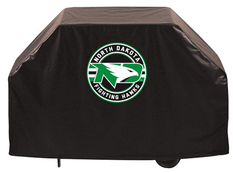 Shop North Dakota Fighting Hawks HBS Housse de barbecue en vinyle robuste pour extérieur noir – Sporting Up
